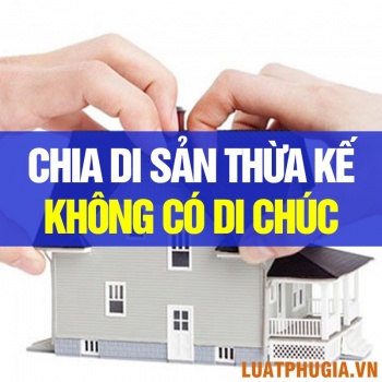 CHIA DI SẢN THỪA KẾ TRƯỜNG HỢP KHÔNG CÓ DI CHÚC
