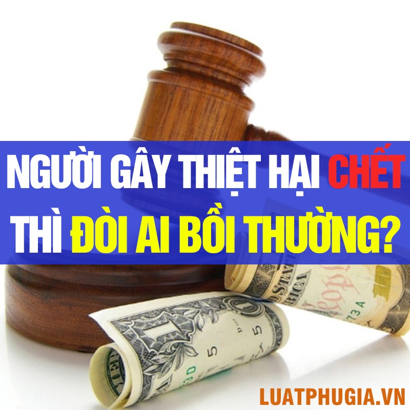 ĐÒI BỒI THƯỜNG TỪ AI KHI NGƯỜI GÂY THIỆT HẠI CHẾT?