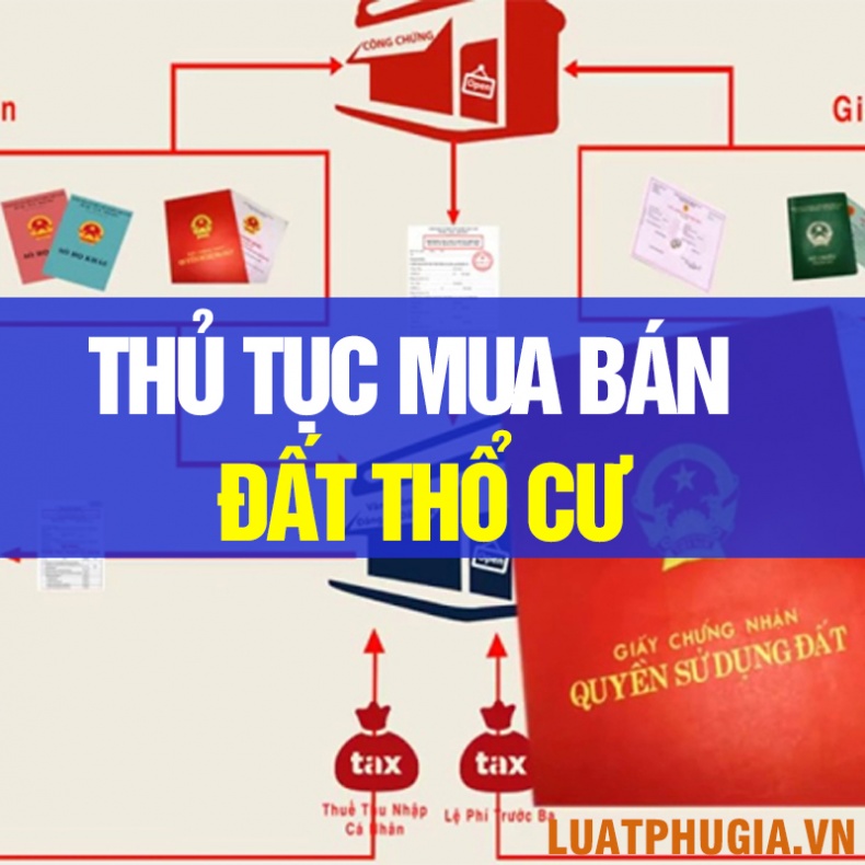 HƯỚNG DẪN THỦ TỤC MUA BÁN ĐẤT THỔ CƯ